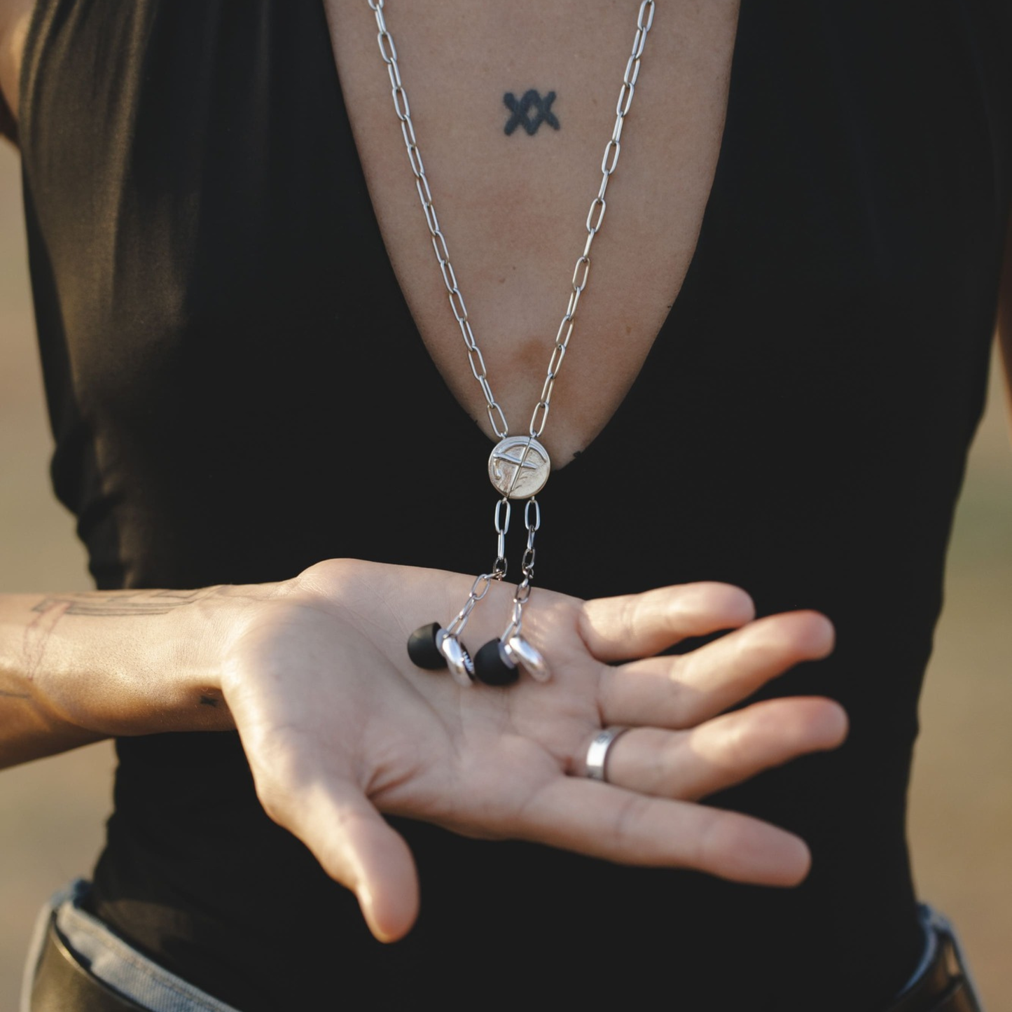 AudioFeel Chain - שרשרת ממותגת למסנני סאונד אודיופיל