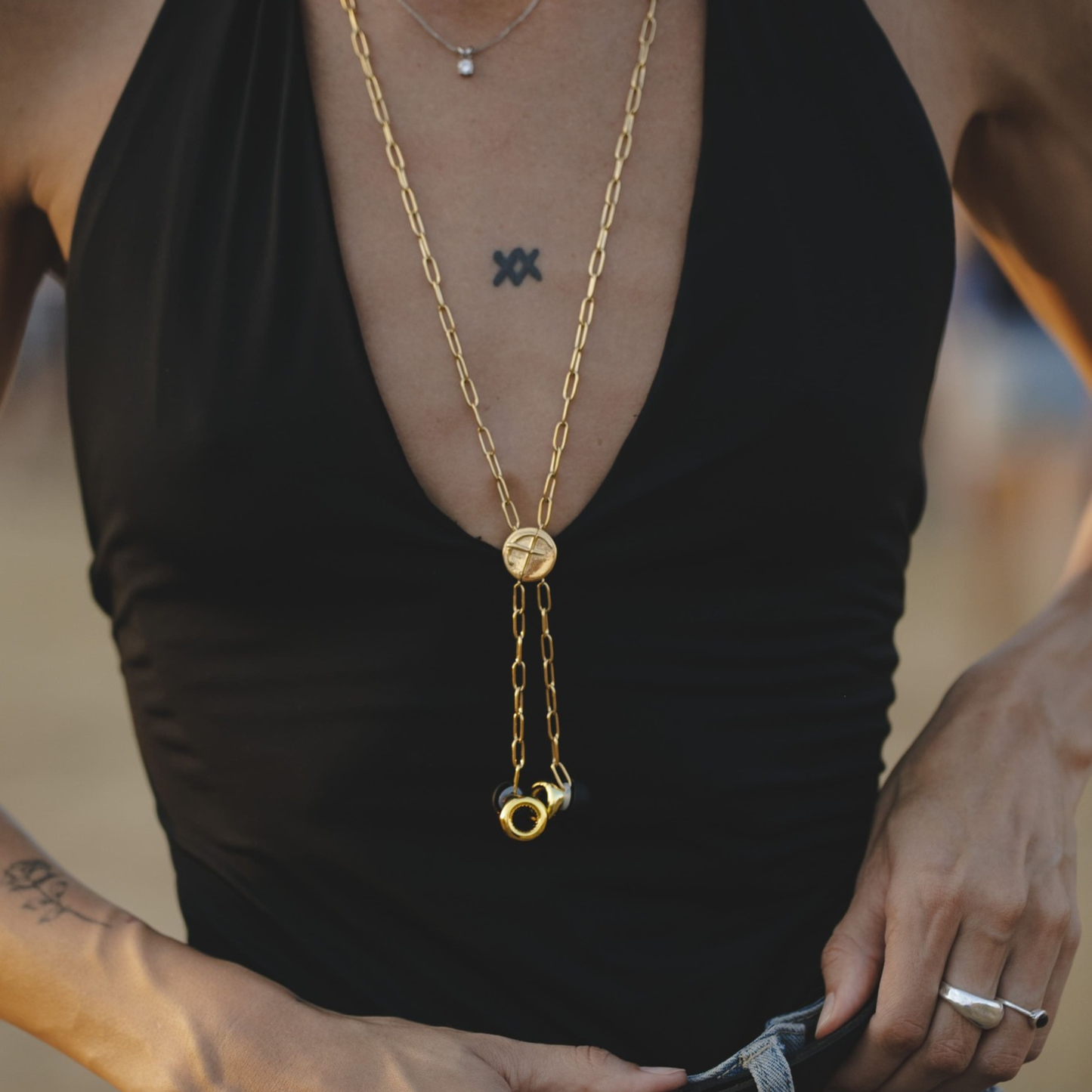 AudioFeel Chain - שרשרת ממותגת למסנני סאונד אודיופיל